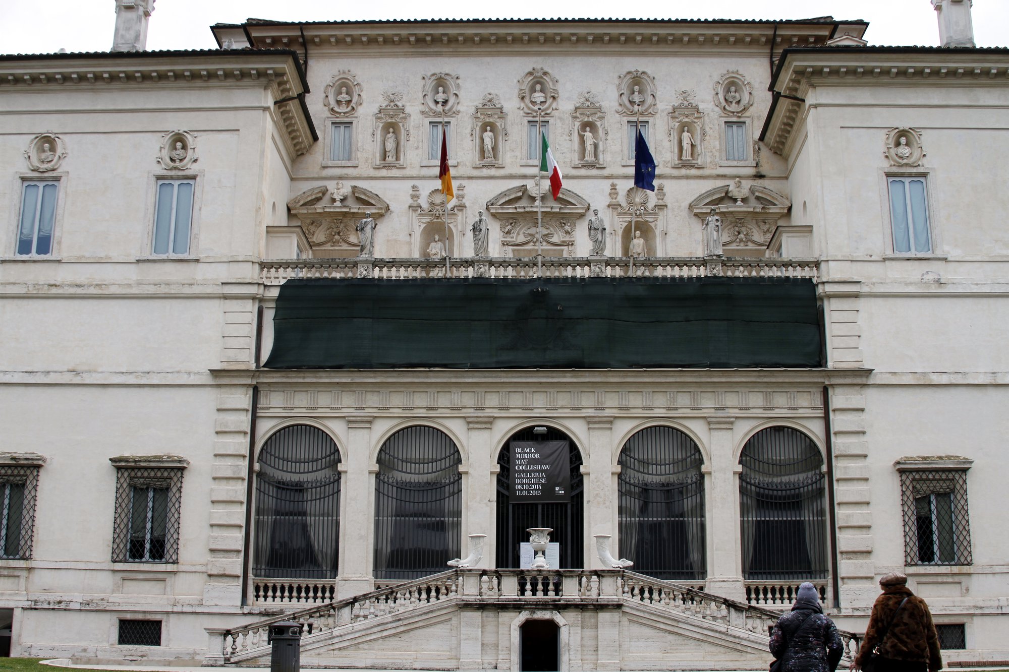 The Galleria Borghese in Rome, the Villa Borghese Pinciana that houses Cardinal Scipione Borghese's art collection