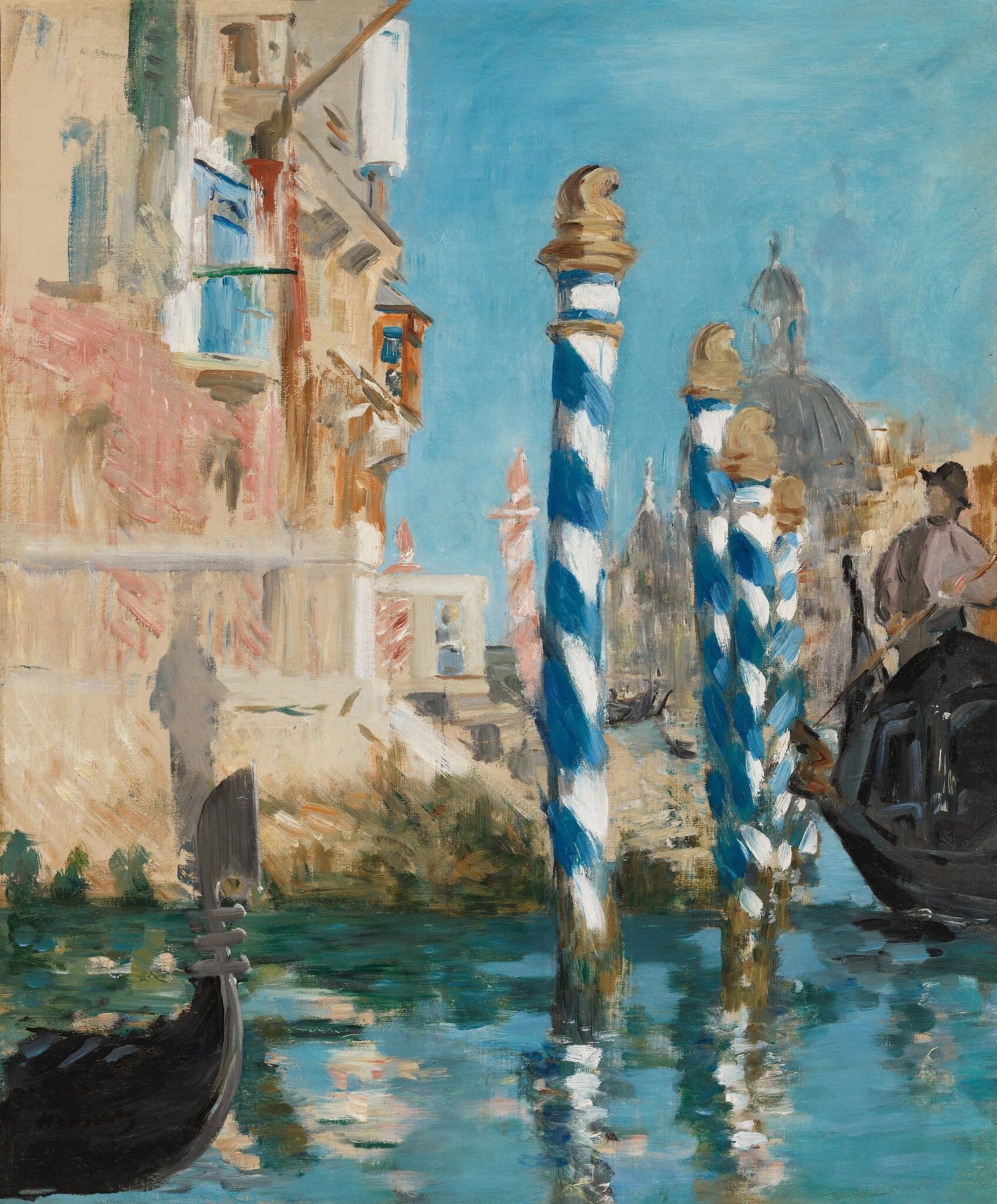 Edouard Manet, View in Venice -- The Grand Canal (1874), private collection, Paul G. Allen Collection