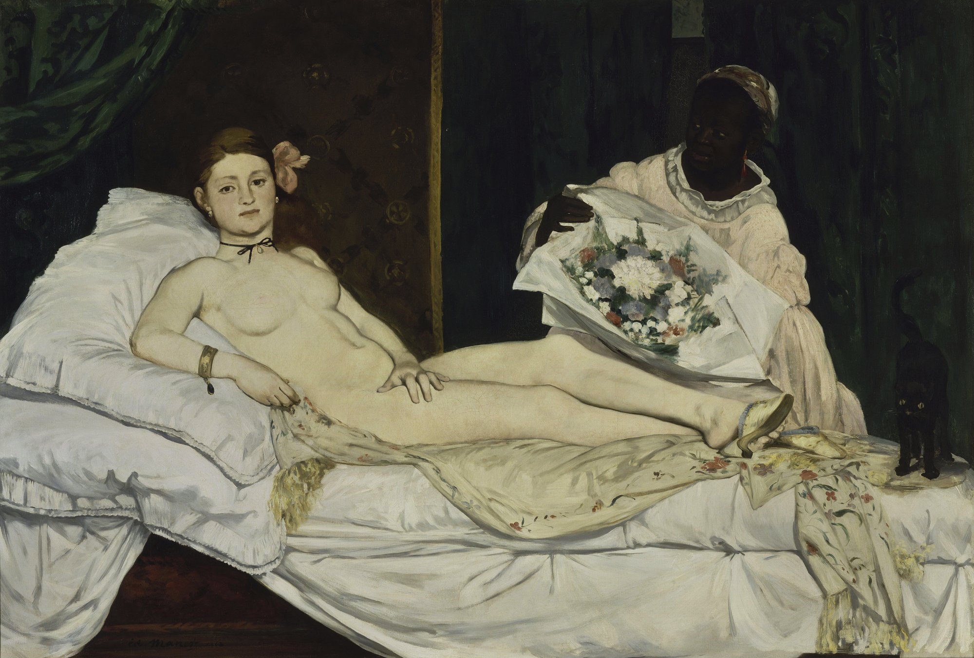 Manet's Olympia (1863), the Orsay's first opinion and the reason to start on the Right Bank