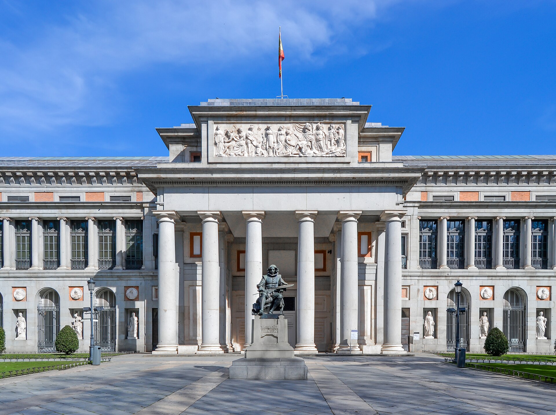 The Museo del Prado, Madrid, the neoclassical Villanueva building that houses the Spanish royal collection