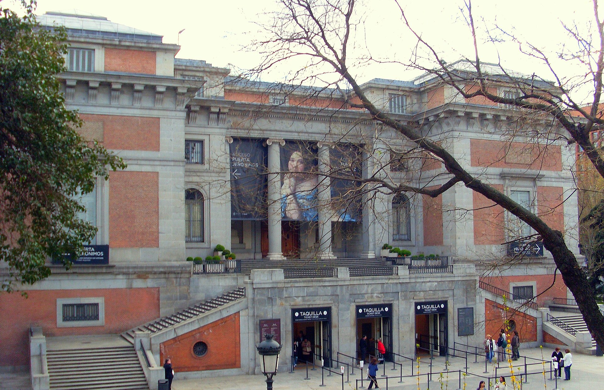 The Museo del Prado, the Villanueva building in Madrid, home of the Spanish royal art collection