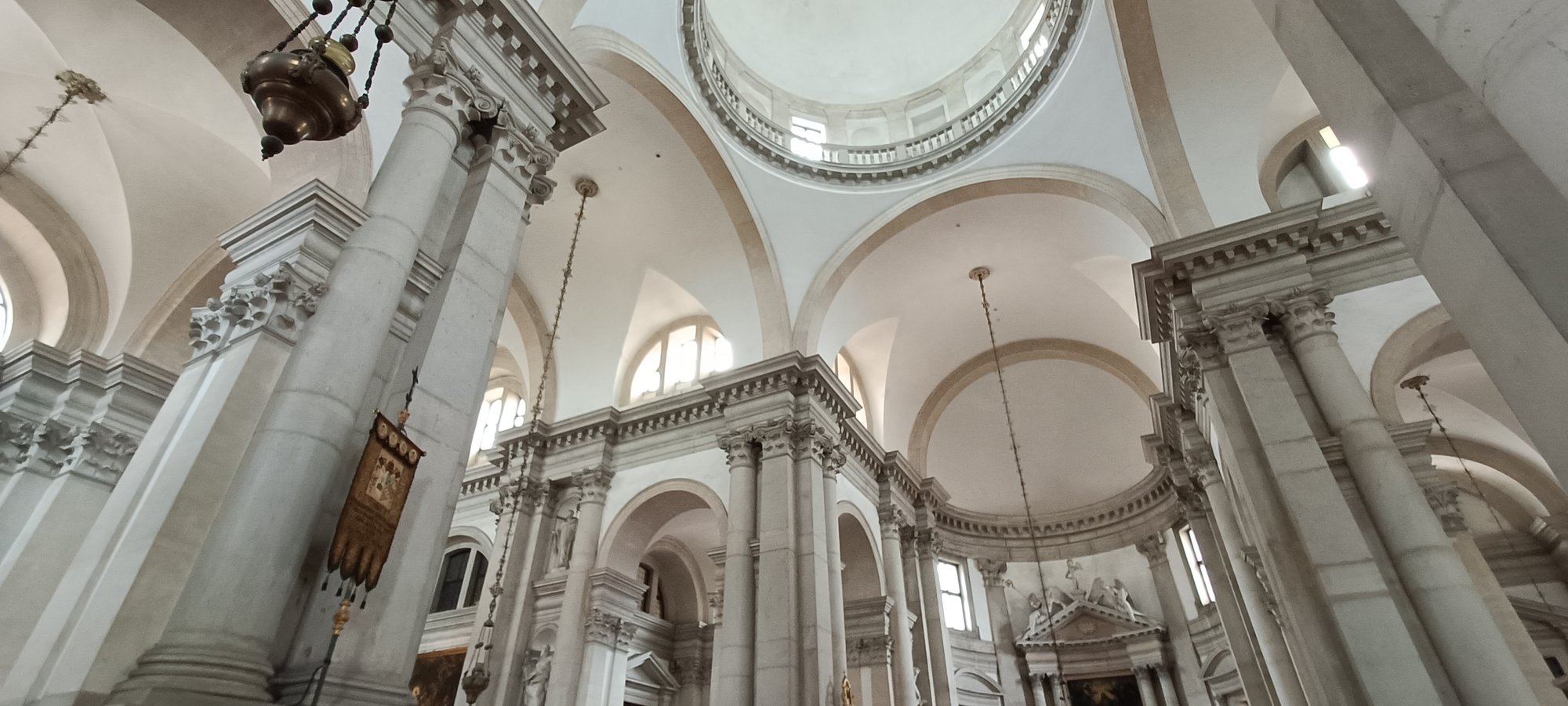 The Palladio-designed interior of San Giorgio Maggiore in Venice, the monastery that commissioned the Wedding at Cana